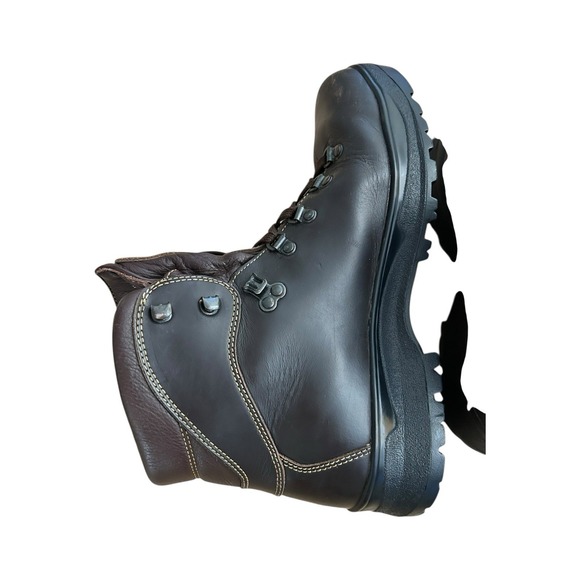 LL Bean Cresta Womens Brown Leather Gore-tex Vibram Sole Hiking Trail Boots Sz 8 - Picture 10 of 16